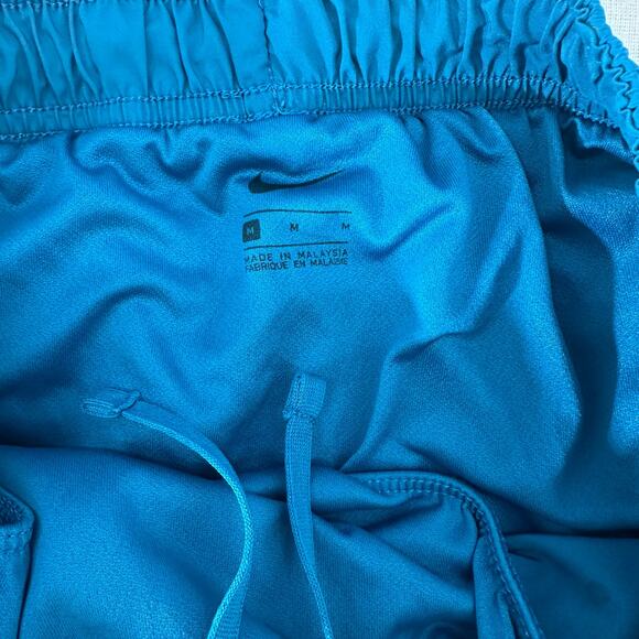 Nike Women’s Dry Fit Running shorts SZ M Blue Polka Dots - Picture 4 of 6
